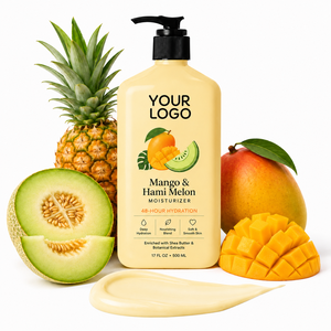 Latest Fruit Flavor Moisturizing Lotion Lightweight Non Greasy Smooth Bright Lasting Scent All Types <b>Mango</b> Melon Body Lotion - Product Image 1