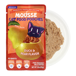 Aliments de base crémeux pour chat de haute qualité Ingrédients sains naturels Nourriture pour chat Léchable Chats de tout âge Nourriture humide Peau brillante et bonne vision - Product Image 1