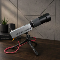 Allumeur laser 260W 50m pour élimination d'obstacles, avec double lentille 15X 50X et support trépied pour la destruction de nids de frelons en hauteur / la lutte antiparasitaire agricole