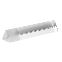 Pujiang Offre Spéciale K9 prisme équilatéral en verre optique triangulaire presse-papier en cristal triangle clair personnalisé