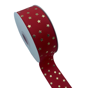 Cintas de Grosgrain de Poliéster Personalizadas con Varias Opciones de Color y Estrellas Holográficas para Decoraciones de Fiestas y Horquillas para el Cabello - Product Image 4