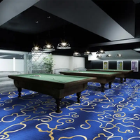 Tapis de billard moderne ignifugé luxe hôtel chambre à coucher tapis mur à mur fait à la machine en nylon imprimé salle de cinéma tapis de casino