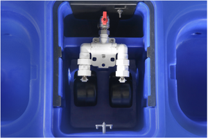 Công suất lớn nhiệt độ không đổi bò nước uống máng nhựa màu xanh với nắp - Product Image 6