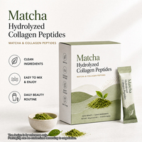 Peptides de Collagène Matcha avec Collagène Bovin Hydrolysé pour le Soutien de la Beauté et des Protéines Cutanées