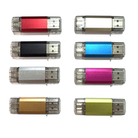 Memoria USB Personalizada Tipo C de Metal al por Mayor, Pendrive USB 3.1 de 4 GB, 8 GB, 16 GB, 32 GB, 64 GB, 128 GB, Memoria USB 2.0