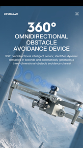Kf100 Drone 4K Chuyên Nghiệp 3-Trục 30fps 50 Phút Dài Phạm Vi Màn Hình Lớn Điều Khiển Từ Xa Ổn Định Gimbal Với GPS Quà Tặng Drone - Product Image 5