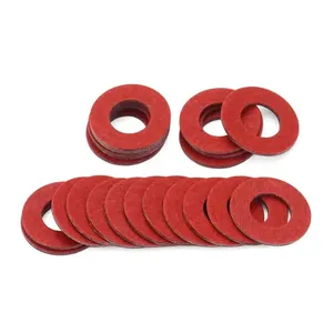 Juntas y sellos industriales de papel de fibra roja ignífuga, aislamiento de papel de fibra vulcanizado, arandelas y anillos de papel de acero rojo - Product Image 6