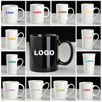 Tasse à café en céramique, vente en gros, mignon, intelligent, Sublimation, vierge, imprimé, coffret cadeau, tasse avec Logo, personnalisable