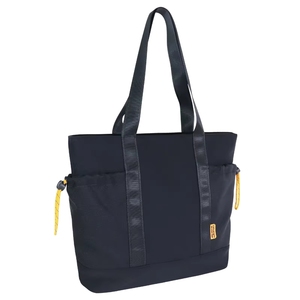 Bolsos de Hombro Negros de Alta Calidad para Mujer, con Bolsillos Laterales con Cremallera, Certificación GRS, para Verano, Fabricados con Materiales Reciclados Ecológicos OBP - Product Image 2