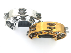 Tambourin à double rangée Orff pour l'éducation musicale précoce, jouet à agiter à la main, hochet, aide pédagogique pour bébé, à saisir facilement - Product Image 3