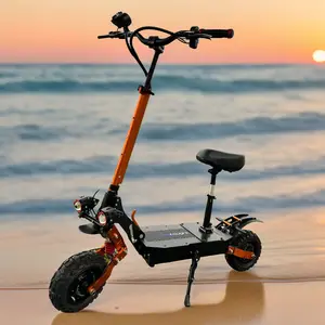 USA Lagerbestand Direktlieferung schneller 80 km Geschwindigkeits-E-Bike Scooter Doppelmotor 11-Zoll Gelände Erwachsene 6000 Watt 60 V Elektro-Scooter