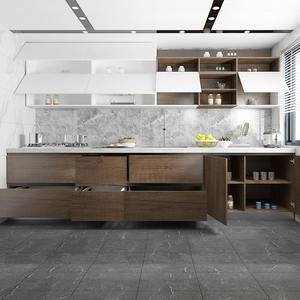 Meubles de <span class=keywords><strong>cuisine</strong></span> <span class=keywords><strong>Egger</strong></span> avec plan de travail gris en forme de I - Product Image 2