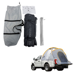 Tenda da Portellone per SUV/Camion in Fibra di Vetro, Montaggio Facile, Doppio Strato in Tessuto Oxford, Impermeabile per Quattro Stagioni, Portatile - Product Image 1
