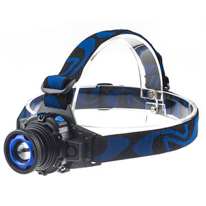 Lampe <span class=keywords><strong>frontale</strong></span> <span class=keywords><strong>LED</strong></span> rechargeable avec batterie intégrée, étanche IP65, pour le camping, fonctions haute/basse/lumière stroboscopique/SOS - Product Image 1