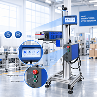 Machine de codage laser CO2 personnalisée pour système de ligne d'assemblage d'eau, pour le codage des bouteilles en verre et en PET