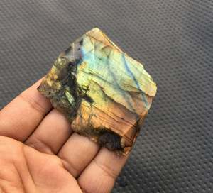 Spécimen de pierre naturelle brute de Labradorite, pierre de jardin, non traitée, fabrication de bijoux, Collection de pierres, coupe de Style - Product Image 4