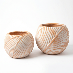 <span class=keywords><strong>Pot</strong></span> de fleurs rond de grande taille pour orchidées, <span class=keywords><strong>d</strong></span>écoration extérieure de balcon, jardin, relief personnalisé - Product Image 2