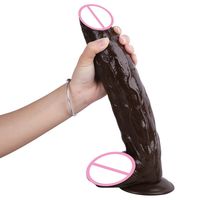 Dildo en PVC géant de 11,8 pouces pour femmes avec ventouse, grand dildo réaliste long et géant, sex-shop%