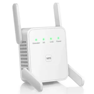 무선 와이파이 부스터 반복기 리피터 1200Mbps 다울 밴드 Wi-Fi 증폭기 802.11N/B/G/ac 1200Mbps AP 모드 와이파이 익스텐더