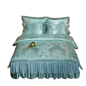 Bettrock Fortschritt liche Ausrüstung und Technologie Hochwertiges einfarbiges Bettwäsche set aus Baumwolle