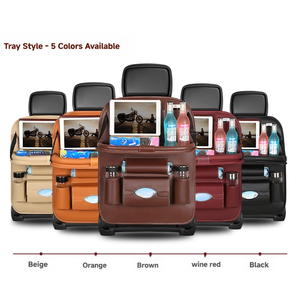 Organizador de Asiento Trasero para Auto Más Vendido - Bolsa de Almacenamiento de Gran Capacidad con Bolsillos para Artículos Esenciales de Viaje - Product Image 1