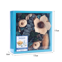 Sachet désodorisant naturel aux fleurs séchées et coquillages, parfum longue durée pour chambre et salle de bain, pot-pourri aromatique
