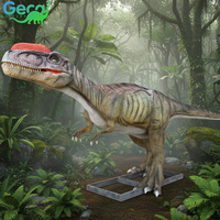 Modèles de dinosaures animatroniques de grande taille sur mesure pour parcs d'attractions, salles de jeux publiques, jardins et centres commerciaux