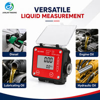 Débitmètre électronique compact à engrenages ovales 1/2 pouce 3/4 pouce 5-30 L/min, totalisateur numérique de carburant/huile avec couvercle de protection