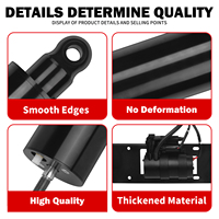 Système de suspension pneumatique pour moto, kit d'amortisseur arrière pour Harley Softail Fat Boy Breakout Heritege Deluxe 2001-2017, kit d'abaissement
