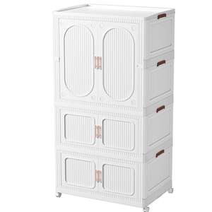 Portable Wardrobe Clothing Organizer Standing Type Rectangle No Installation Required For Bedroom Storage Cabinet HX 88105 88120 - Product Image 5