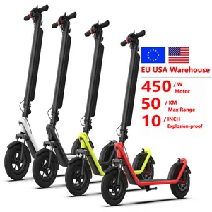 IPX4 IPX5 waterproof Adult 450W power Motor 13 AH Max Speed up 35km/h Max Durance 50km Electric Scooter with Rear wheel drive