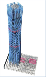 <span class=keywords><strong>Grattacielo</strong></span> in Struttura d'Acciaio Personalizzato, Struttura in Acciaio Prefabbricata per Torri Commerciali e Uffici - Product Image 3
