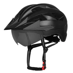 VICTGOAL Men casco da bicicletta bici regolabile per strada pieghevole smart plastic rack caschi bambini uomini led light bike helmet