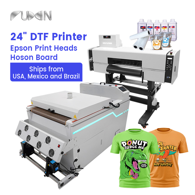 Factory Price 24inch DTF Printer Kit with Oven Dual Head DTF Printer. I3200 Tshirt Printer Machine