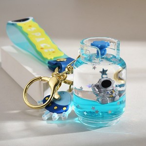 Chaveiro Criativo de Astronauta Flutuante, Garrafa de Areia Movediça, Pingente para Mochila, Pequeno Presente para Crianças - Product Image 5
