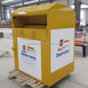 Contenedores de donación de Caridad de calle pública de acero galvanizado de Metal fuerte puede ropa zapatos computadora Papelera de reciclaje de <span class=keywords><strong>chatarra</strong></span> <span class=keywords><strong>electrónica</strong></span> - Product Image 2