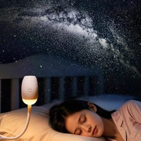Nouvelle Lampe de Projection USB Mini Galaxie Astronaute, Veilleuse Étoile Nébuleuse, Lumière d'Ambiance pour Chambre à Coucher, Cadeau, Lampe de Projection pour le Sommeil