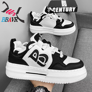 Zapatos Deportivos para Hombre Otoño 2025, Transpirables, con Cordones, Estilo Coreano, Combinables con Todo, Antideslizantes, Casuales, con Plantilla de PU, Entresuela de EVA y Suela de Goma - Product Image 2