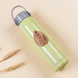 Botella de <span class=keywords><strong>Agua</strong></span> Portátil de Paja de Trigo, Libre de BPA, <span class=keywords><strong>Bonita</strong></span> y en Oferta - Product Image 2