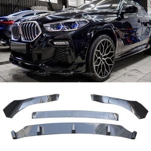 Carbon Bumper Front Lip Chin Spoiler Front <b>Splitter</b> for BMW G06 X6M G05 X5M 2019+ - Product Image 2
