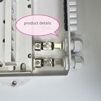 FDB 12 CORE Boîte de distribution à fibre optique murale Équipement terminal noir et blanc avec connecteur SC pour FTTH