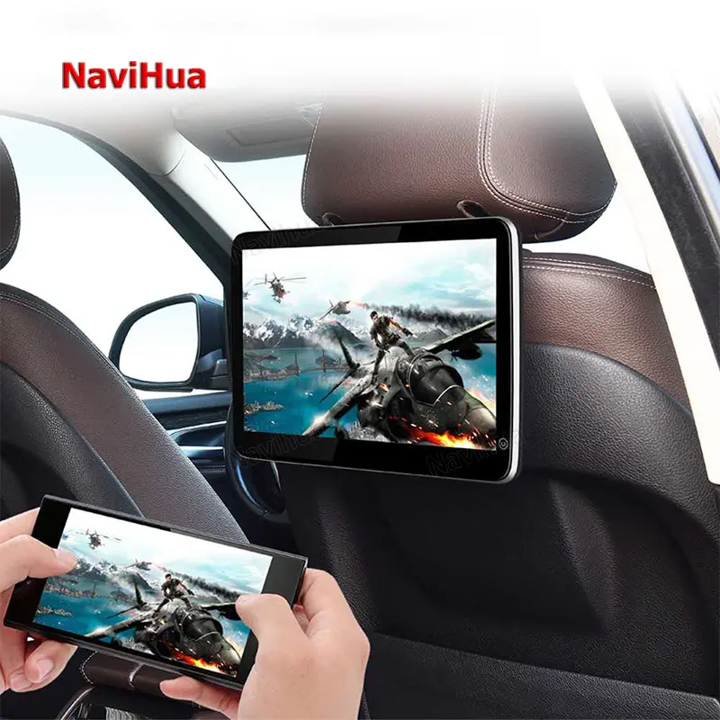 Navihua Android Touch Screen Headrest Monitor Rear Seat Entertainment MP5 Player Car Back Seat Lcd Monitor for Mercedes Benz