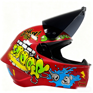 <span class=keywords><strong>Casque</strong></span> de moto <span class=keywords><strong>intégral</strong></span> <span class=keywords><strong>pour</strong></span> animaux de compagnie VIRTUE, nouveau modèle rouge mini mignon, avec coque en ABS et doublure en mousse - <span class=keywords><strong>pour</strong></span> chats, chiens et petits animaux - Product Image 4
