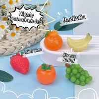 Gesimuleerde fruit squishy blind bag party-favour, willekeurig gemengd, stressverlichtend, grappig cadeau