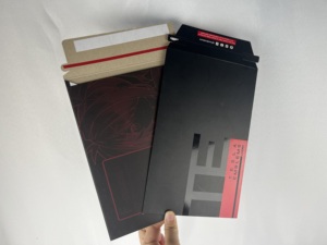 Buste Rigide Personalizzate con Logo UV A3 <span class=keywords><strong>A4</strong></span>, Buste in Cartone Nero, Buste Piatte per Imballaggio, Buste Rigide per Documenti - Product Image 1