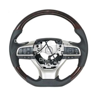 Volante de madera apto para <span class=keywords><strong>Lexus</strong></span> <span class=keywords><strong>RX</strong></span> GS ES 200h 300h 200 300 350 450 <span class=keywords><strong>450h</strong></span> 2018 2019 2020 2021 <span class=keywords><strong>2022</strong></span> volante de grano de madera - Product Image 1