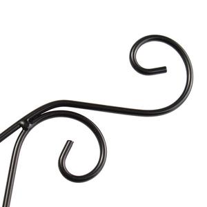 European Style Creative Iron Flower Rack <strong>for</strong> Balcony Wall-mounted Metal <strong>Bracket</strong> with <strong>Hanging</strong> <strong>Basket</strong> Flower Pot Hooks - Product Image 5