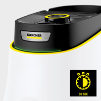 SC 3 Deluxe Leichtgewichtiger Dampfreiniger Kärcher 30s Ready Non-Stop Dampfreiniger Chemikalienfreier Reiniger Perfekt für Küchen und Bäder