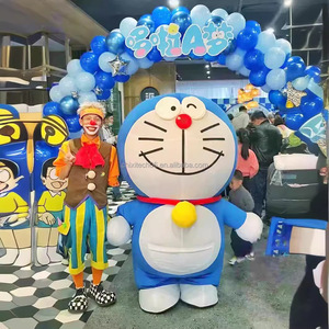 Disfraz Inflable de Doraemon, Traje de Muñeco de Dibujos Animados con Casco, Accesorios <span class=keywords><strong>para</strong></span> Actuaciones, Traje de Gato Doraemon Dingdang - Product Image 4