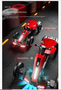 Kart Elettrico Personalizzabile a Quattro Ruote <span class=keywords><strong>per</strong></span> <span class=keywords><strong>Bambini</strong></span> 2-14 Anni, Auto Giocattolo Cavalcabile con Telecomando, Luci e Musica, Realizzato in Plastica - Product Image 5